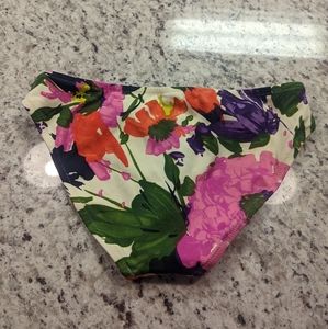 J. Crew Floral Bikini Bottom Sz S